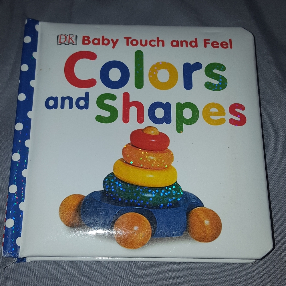 Baby Touch and Feel Colors and Shapes Beginner Baby Safe Book for Newborns